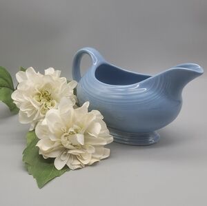 Vintage Fiesta Periwinkle Blue Open Sauce Boat Gravy boat